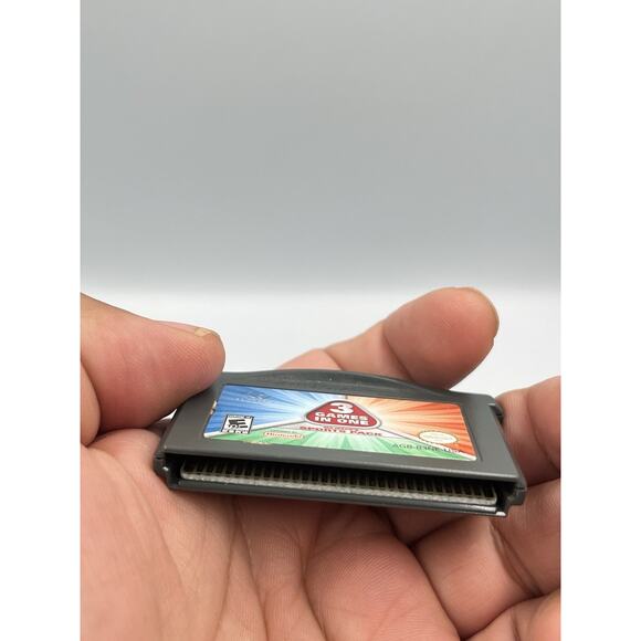 Nintendo Game Boy Advance 3 Games In One Majesco’s Sports Pack Tested & Working - Picture 3 of 4